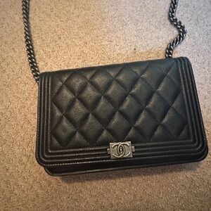 Chanel Black Quilted Crossbody Bag